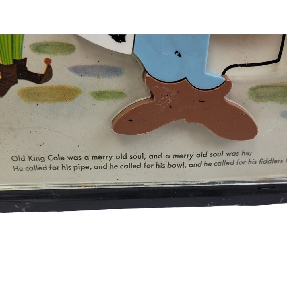 Vintage 1962 Plastic Child Guidance Toy Magnet Old King Cole Puzzle No. 942 - Picture 3 of 5